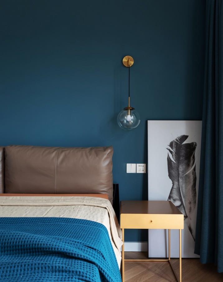 背景墙|她家240平房子每1㎡都想偷回家,配色也太好看了吧,忍不住晒晒