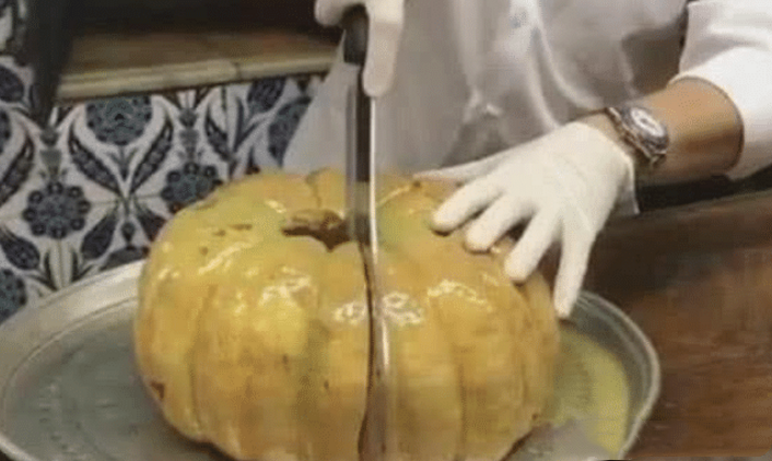 面食▲打卡越南网红“蒸南瓜”，500元一个，贵的想退货，切开后却懵了