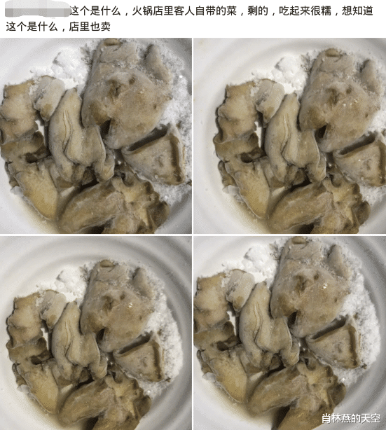 火锅|“火锅店里客人自带的菜，想知道是什么？”哈哈哈你怎么偷吃