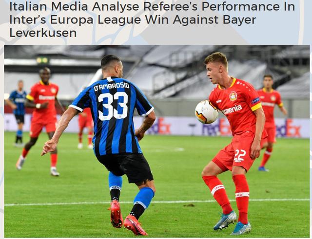 国际米兰|全欧洲盛赞国米：两个点球被吹又如何？ 蓝黑不会被裁判争议打倒