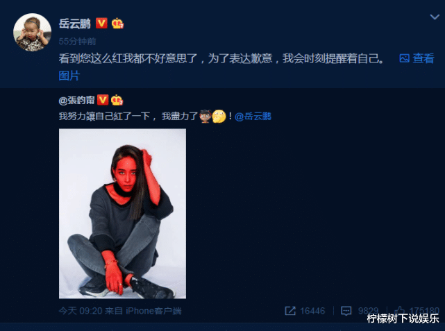 何炅：岳云鹏说张钧甯不红，本尊亲自发文回应，看到他回复，是真走心了