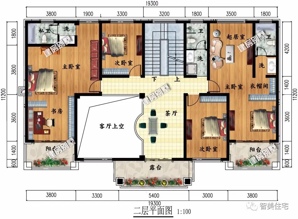 |建房尺寸一致，新中式风格设计的两栋豪宅，看一眼就成了我最爱