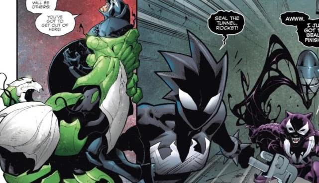 [毒液]漫威毒液宇宙，超级英雄都变成毒液形态，就连恶灵骑士也不例外