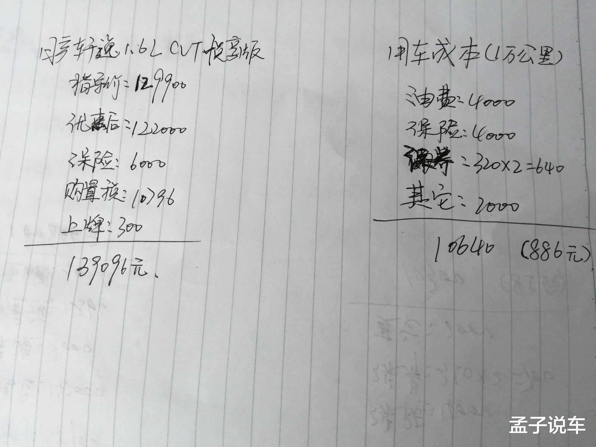 荣威rx8|想入手2021款日产轩逸？先了解它的全款落地价和用车成本