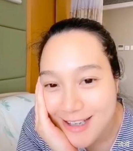 朱丹|朱丹二胎待产，住院分享近况，素颜出镜脸大如盘，简直认不出