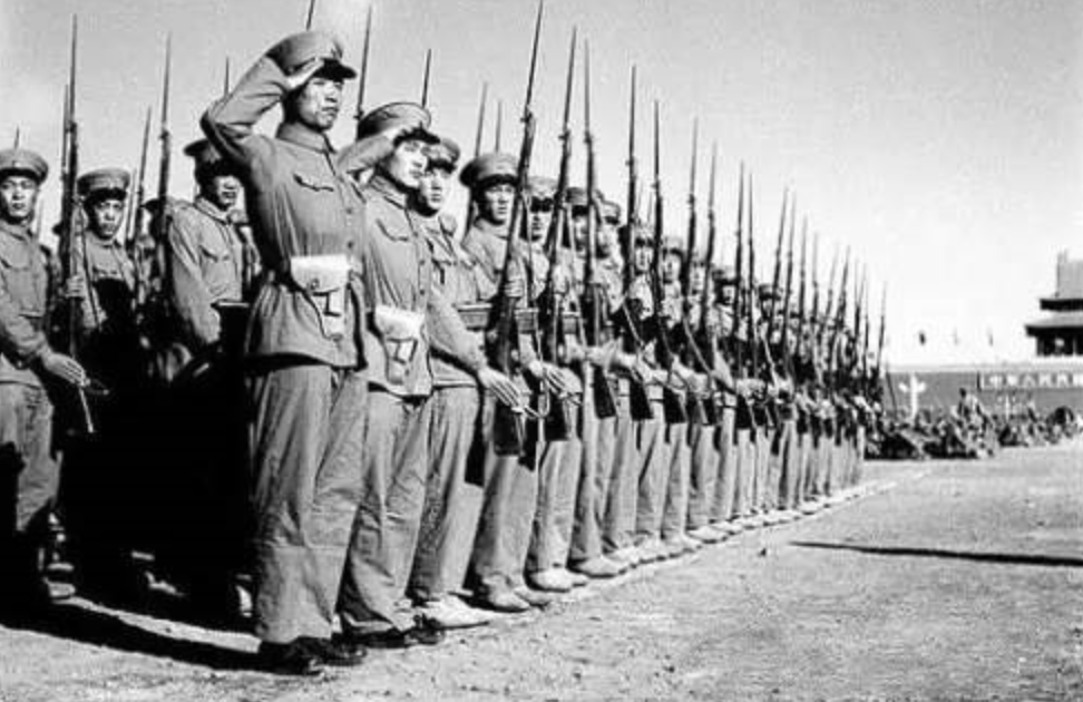 【萧克】1955年授衔时，第一大将、上将、中将、少将，分别是那几位将军？