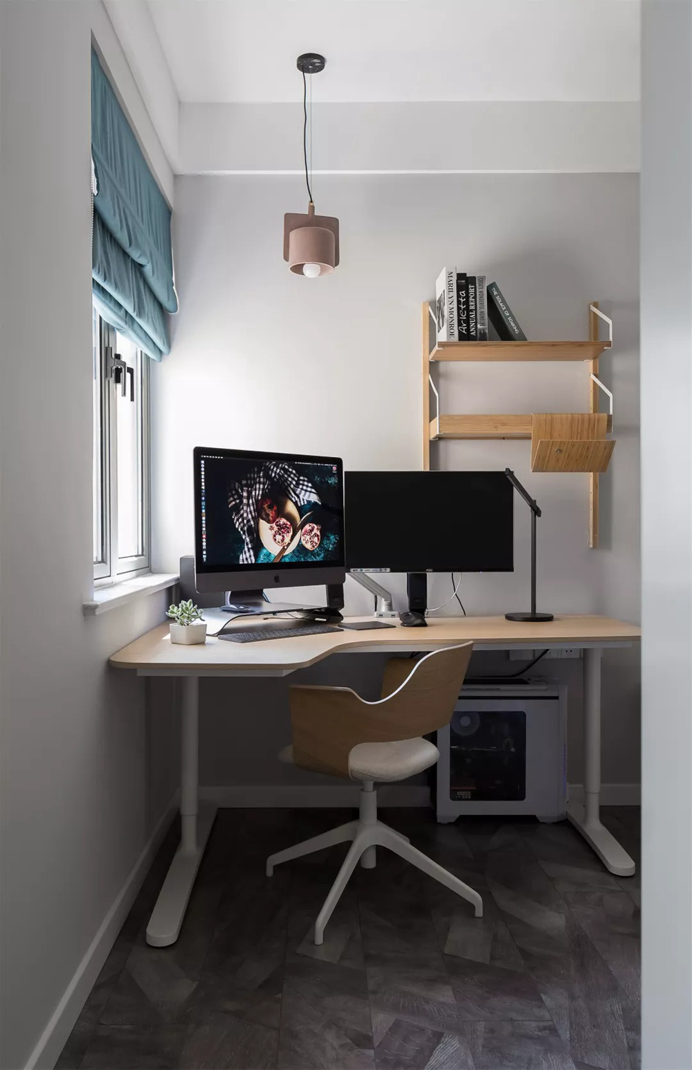 []现代和简单的色调搭配，74平方米的北欧轻豪华风格，轻奢稳重