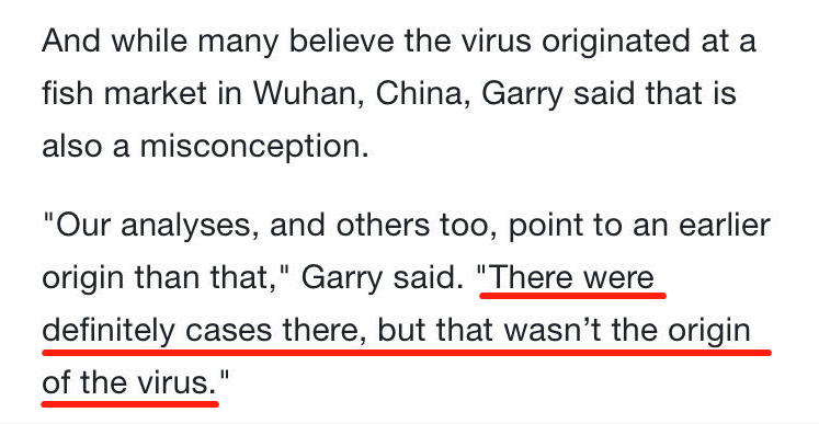 [武汉]美科学家：新冠病毒“较弱版本”已在人群传播数十年，武汉市场不是源头