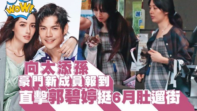 郭碧婷|郭碧婷孕肚被曝光后首晒照，怀孕还涂指甲油，向佐赶来甜蜜留言