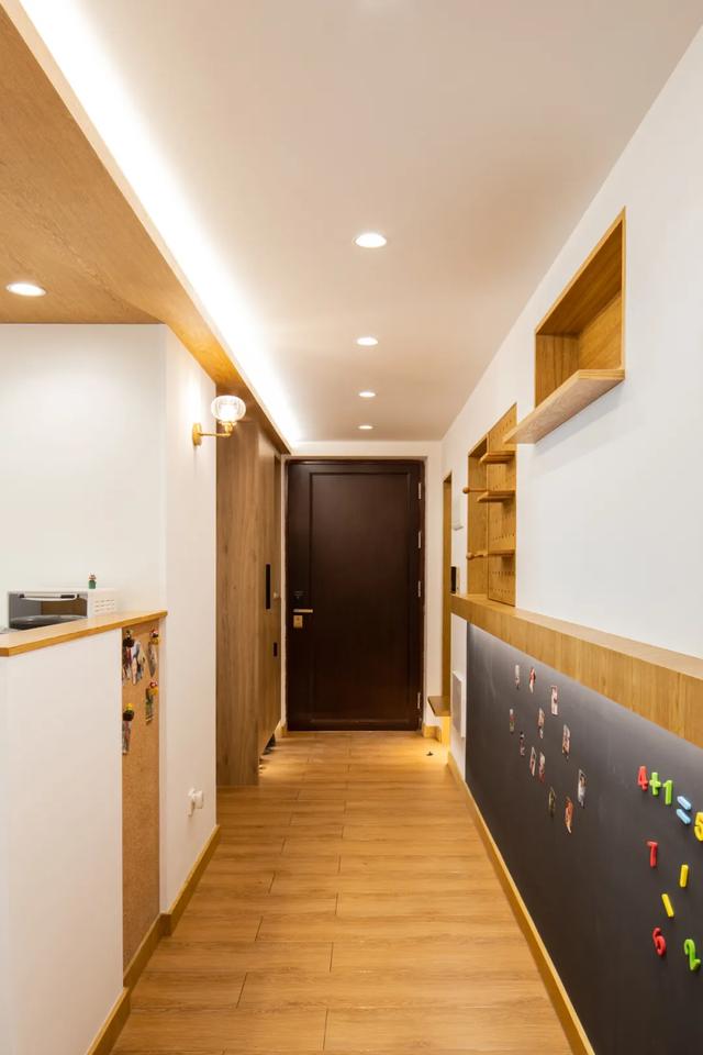 『』108㎡原木风三室装修,实用又惊艳,原木色+开放式厨房超漂亮