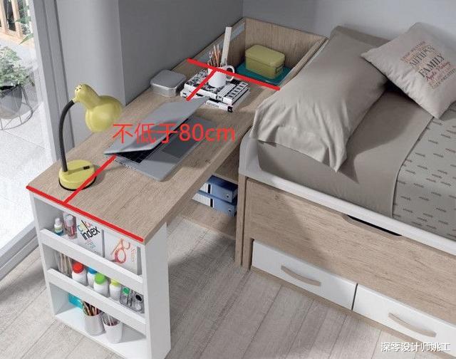 []床外挪20cm不放床头柜，打张窄柜3种用法超省空间，太适合我家了