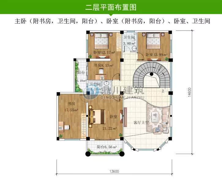 |主体40万，三层农村别墅，复式客厅+旋转楼梯设计，彰显品位