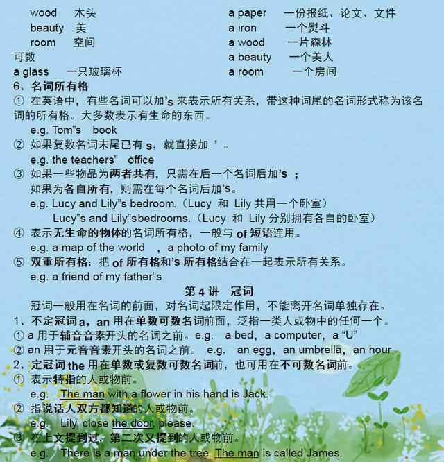 【英语语法】英语老师直言：小学别给孩子报班，“啃烂”这份资料，6年都稳居第一