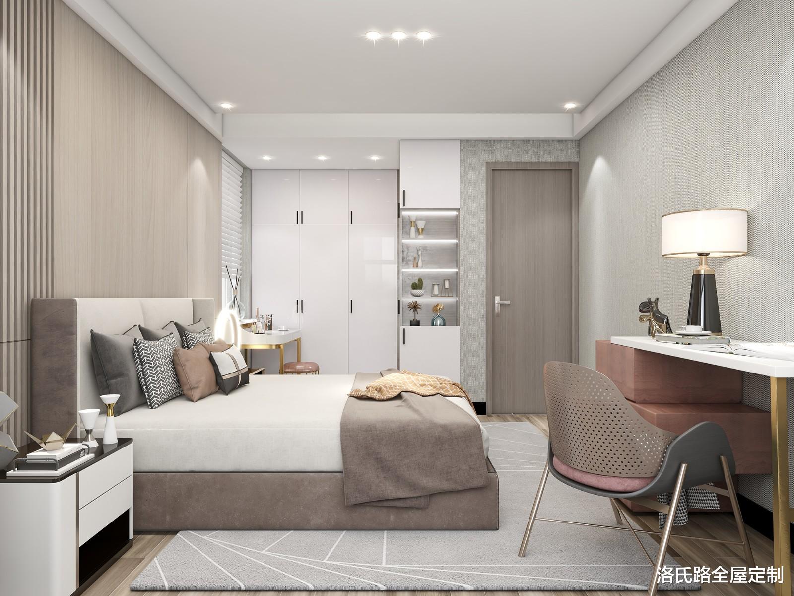 |轻奢时尚三居室装修，恰到好处的精致，这才是真正的轻奢风