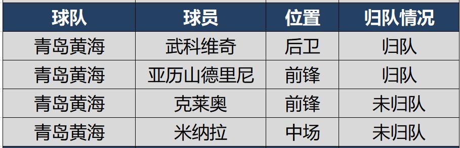 『中超』中超16强外援归队情况盘点，如果现在开踢，3支全华班1支降级大热