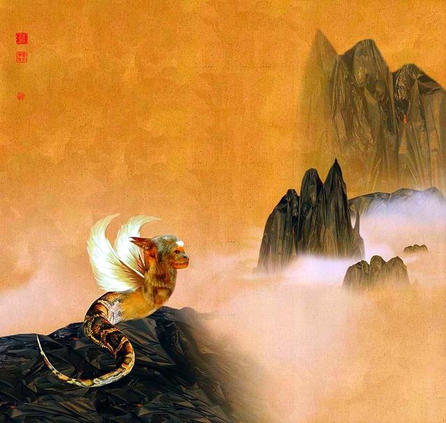 『山海经』《山海经》中九个神秘怪兽，造型绝无仅有，出现必定发生一种灾难