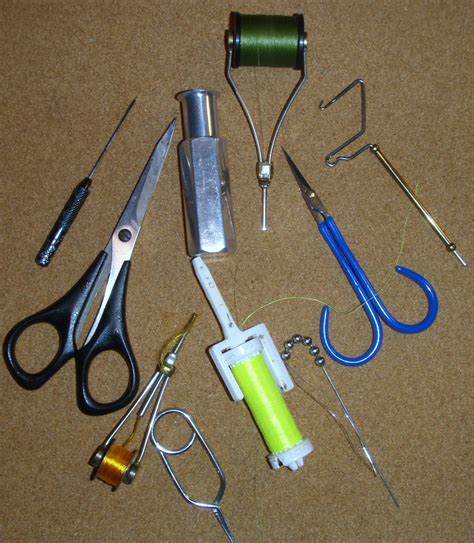 |飞钓飞蝇钓绑钩工具套装，钓鱼中高尔夫，Fly Tying Starter Kit