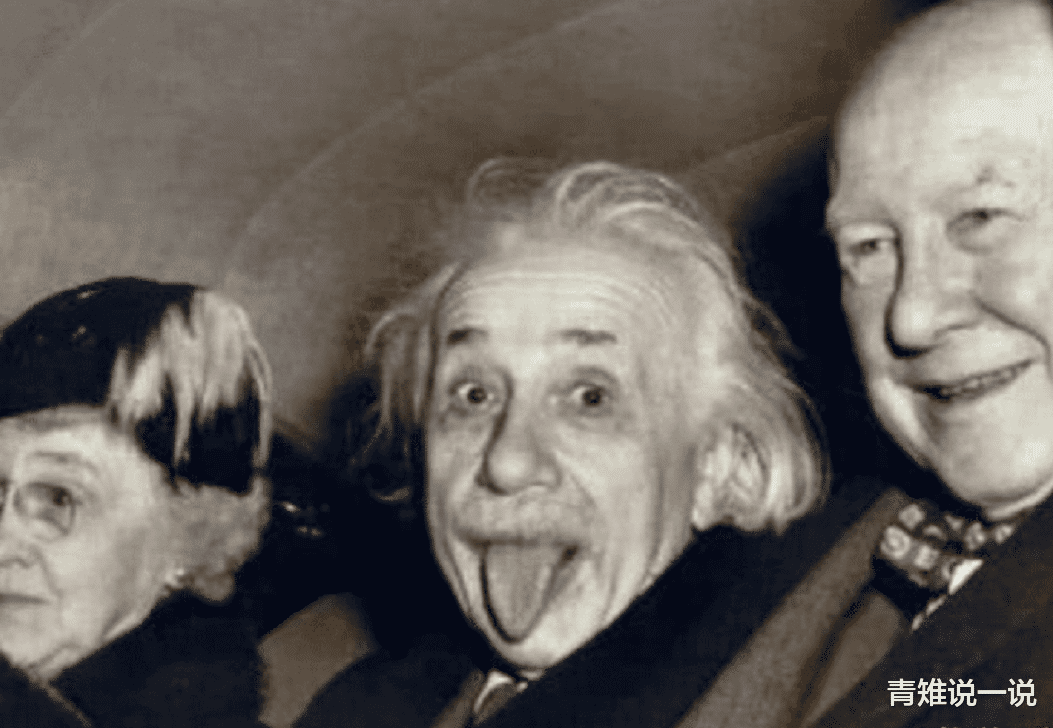 #爱因斯坦#教科书上为何不放爱因斯坦的全身照？看到全身照后，网友：这就是天才