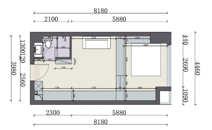 设计师|晒晒35㎡单身公寓，装修的简单又精致，一个人住30年也行
