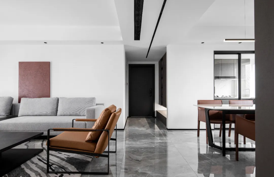 退休|140㎡意式私宅，极简让空间更分明