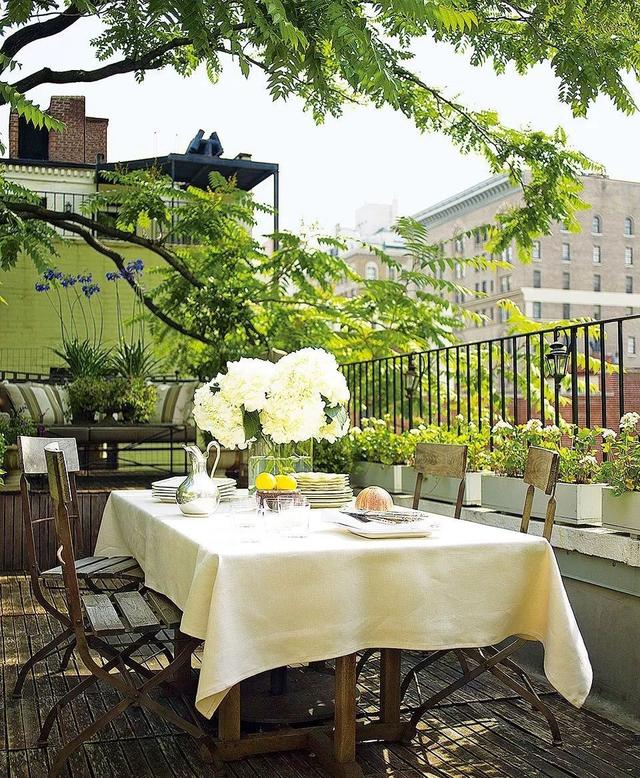 「」如果我家也有这样的露台,我还能再宅个10多天!