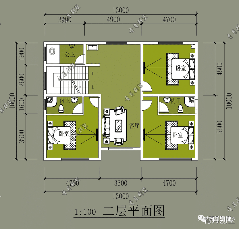 【】13×10米三层半新中式小别墅，典雅耐看，永不过时