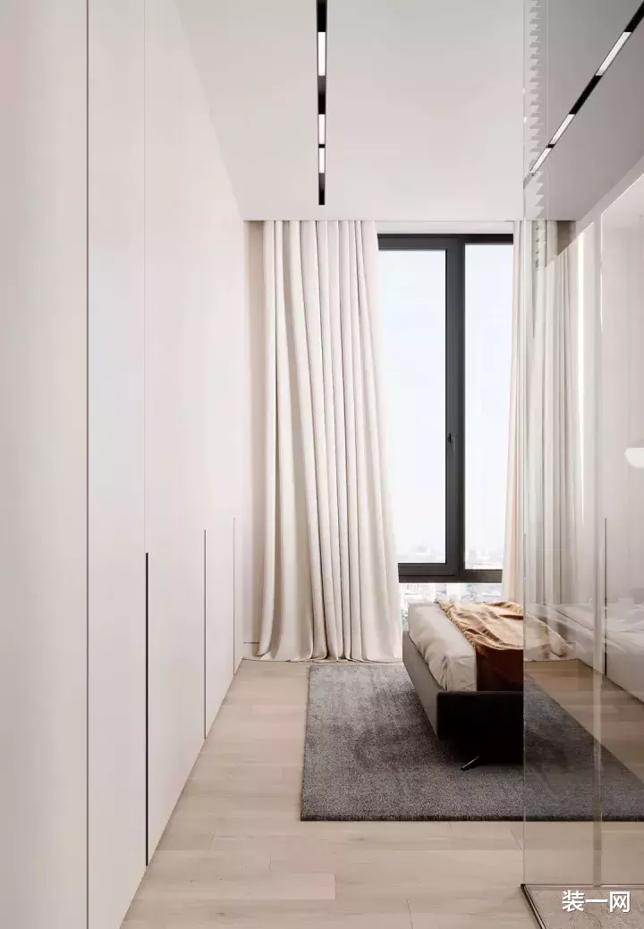▲超高颜值现代简约风设计，主卧两面落地窗，格调温馨大气！