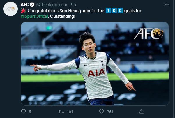 孙兴慜|2021年“头彩”孙兴慜加入热刺队百球俱乐部