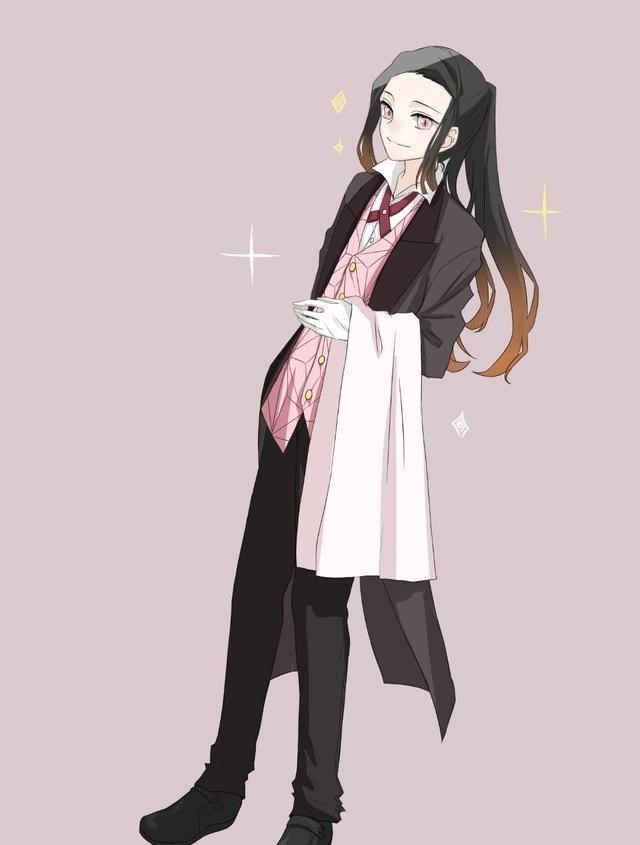 祢豆子|《鬼灭之刃》角色“性转”，炭治郎变娇羞少女，祢豆子撞脸“无惨”