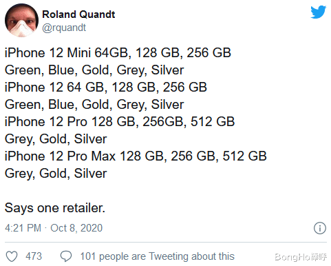 iphone12|iPhone 12全系存储配置曝光，小米11首发骁龙875