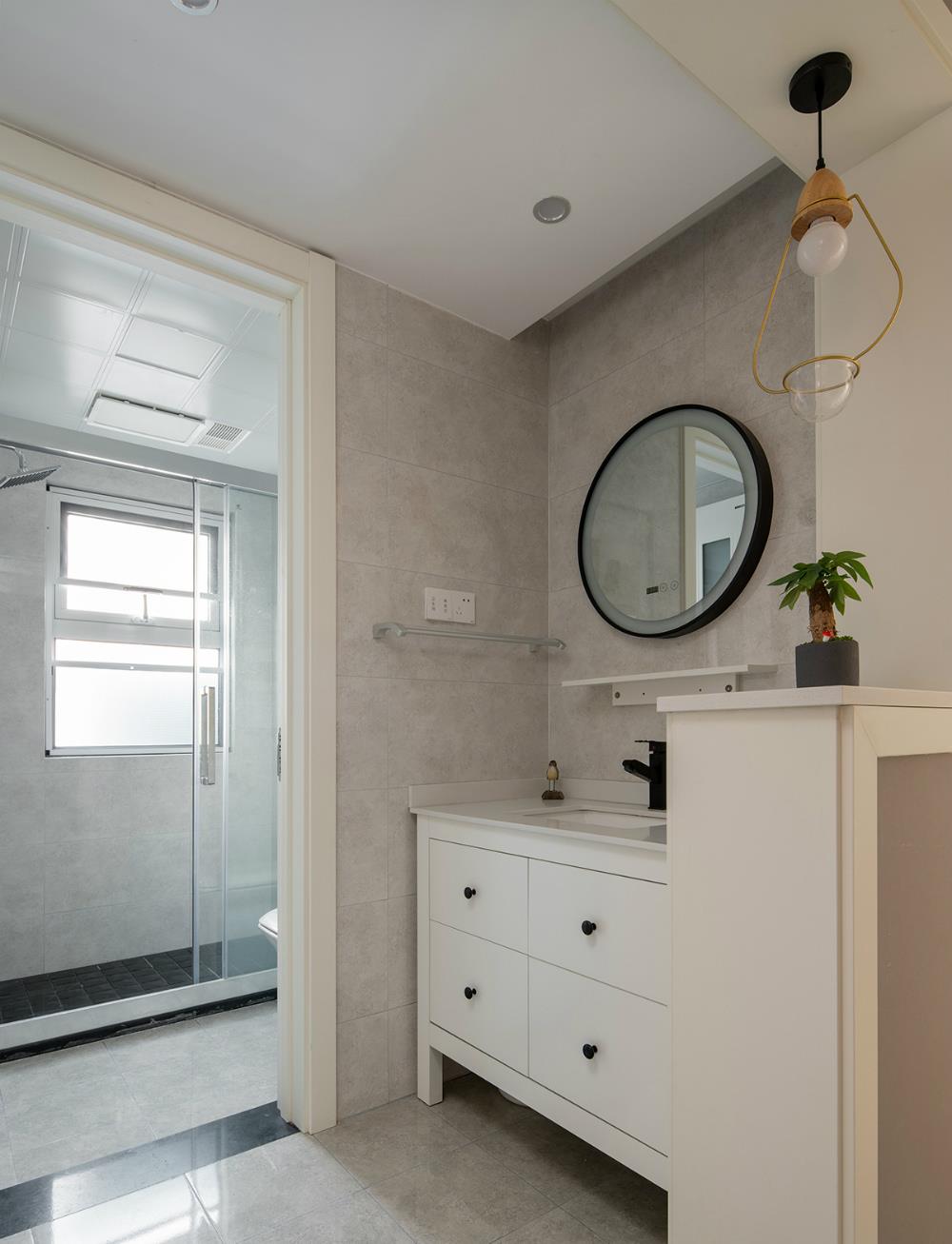 []13个卫生间洗手台设计实景图，拿去参考吧