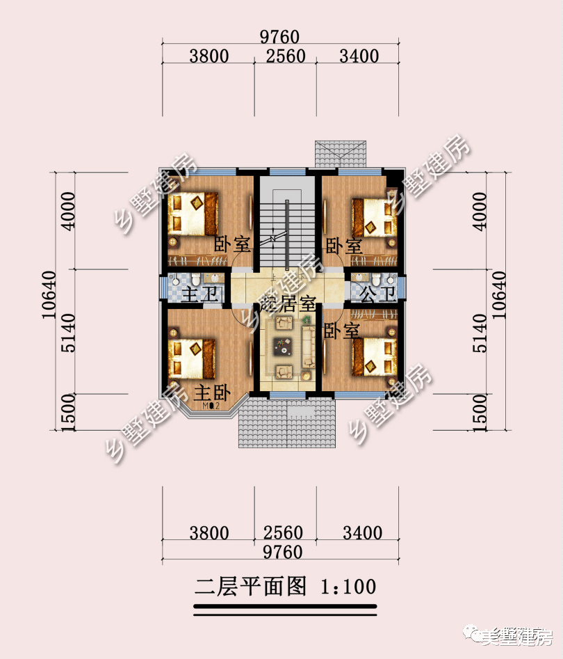 |别致欧式来袭，占地100平的三层空间，造价不高很实用！