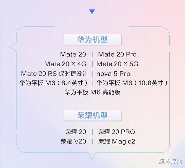 华为:华为19点正式官宣,又有10款华为机型,可升最新手机系统了!
