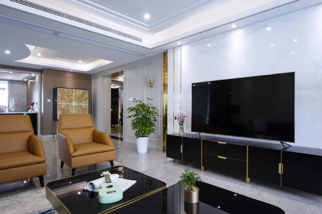 【】280㎡江景大户型，装成现代轻奢风，住如此大宅，人生无憾了！