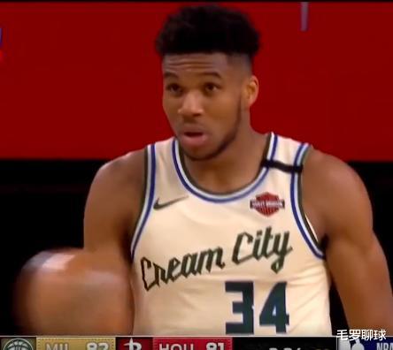 火箭队|MVP字母哥打疯了,3节30+16+7反超火箭,哈登塔克考文顿全部4犯