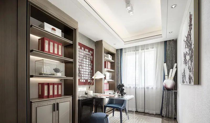 设计师|有一种中国风,叫做东方山水,135㎡新中式,入户第一眼,高级!