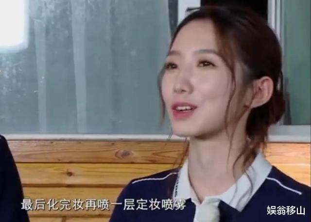 孟美岐|《奔跑吧》孟美岐和宋祖儿落水卸妆，网友：演员和女团差别太大