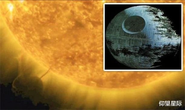 NASA▲不是死星！在太阳附近发现“巨型UFO”，NASA做出解释：磁泡