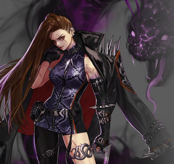 格斗@DNF：女格斗三觉技能形态展示，彰显角色特点，气功青黄两龙伴随