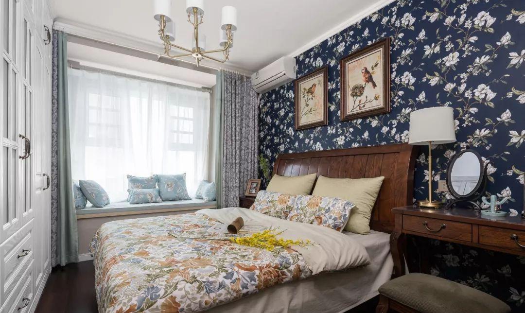 95平美式三居室，客厅温馨漂亮，卧室收纳充足，买房就照这样装！