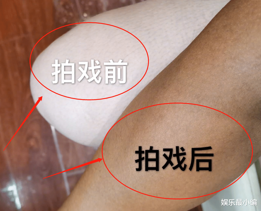 罗晋|罗晋新剧搭档袁姗姗，剧组幕后花絮曝光，这前后肤色差却太抢镜了