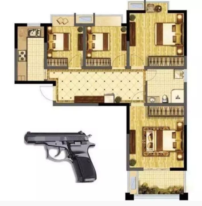 《爱情公寓5》里的胡一菲买的“跑道”房，原型更夸张