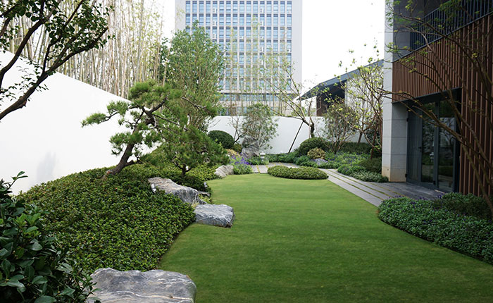 |1楼“花园庭院”设计，没大别墅，也可以买个底楼的房子造花园