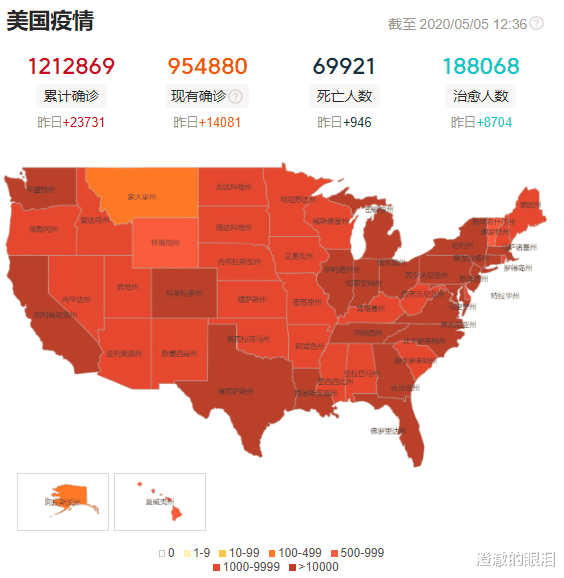 美国▲惨烈！截至5月5日12时，美国迎来六大噩耗，彻底崩盘！