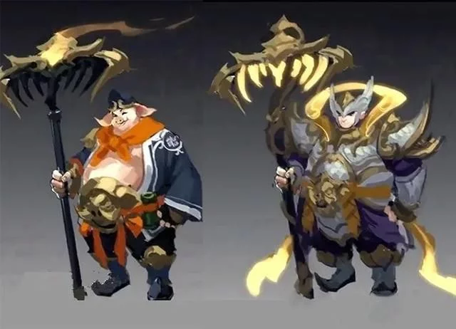 猪八戒|猪八戒天蓬元帅皮肤正在计划，宫本重做，有他全皮肤的玩家赚翻了