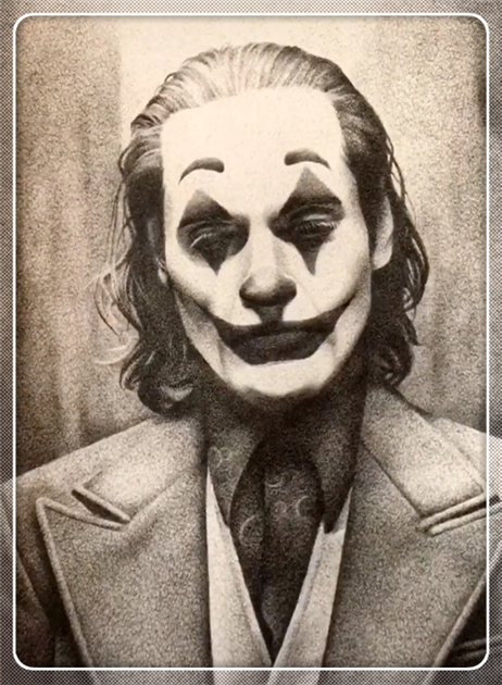 美术生挑战画小丑，本以为在搞笑，看到成品：这是大佬