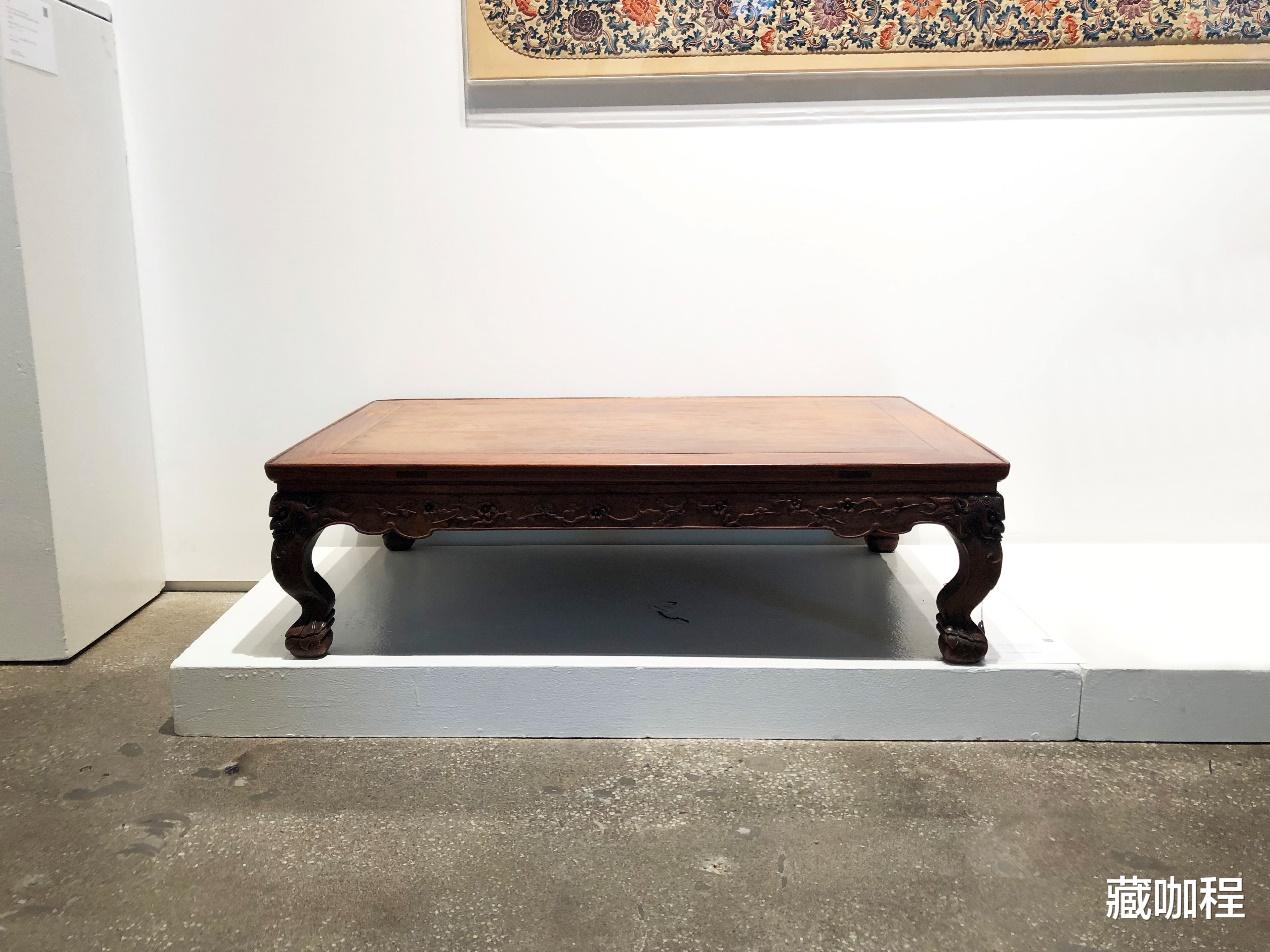 银行|一条腿断成三节，黄花梨梅纹炕桌37万成交