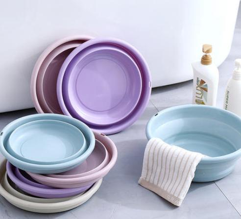 ＂洗脸盆平放占地儿还落灰，3个小方法，干净不占地儿＂