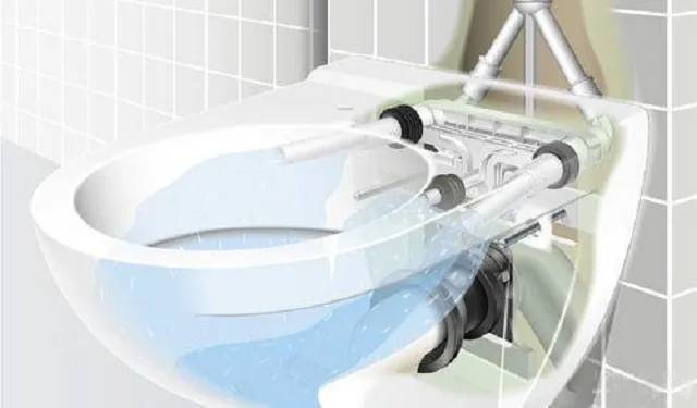 『连体』原来壁挂马桶的安装是这样的!别再用传统马桶了