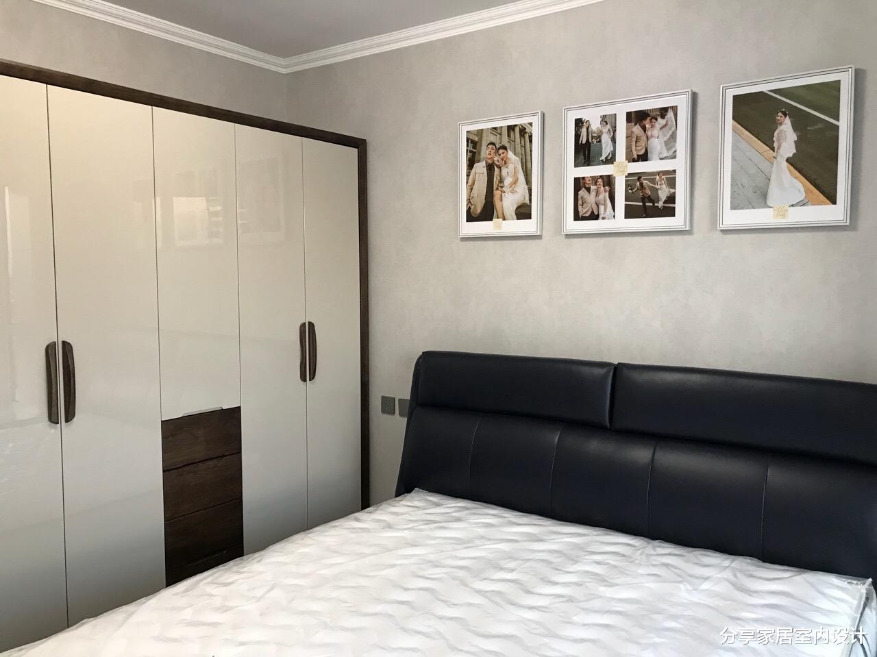 她家婚房终于完工，打扫干净效果真心漂亮，入户鞋柜很喜欢，晒晒